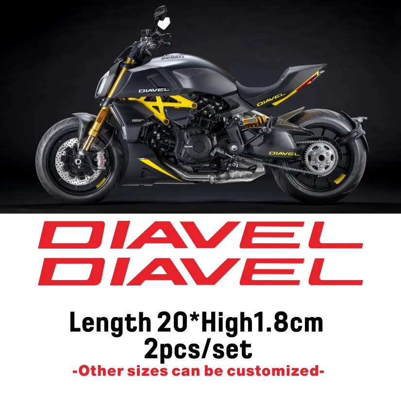 Motorcycle Sticker Diavel V4 Waterproof Decal for Ducati Diavel 1200 Carbon 2011-2023 2013 2014 2015 2016 2017 2018 Accessories