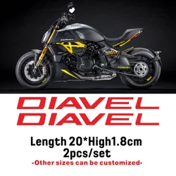 Naklejka motocyklowa Diavel V4 wodoodporna naklejka na Ducati Diavel 1200 2011 węglowe-2023 2013 2014 2015 2016 2017 2018 akcesoria