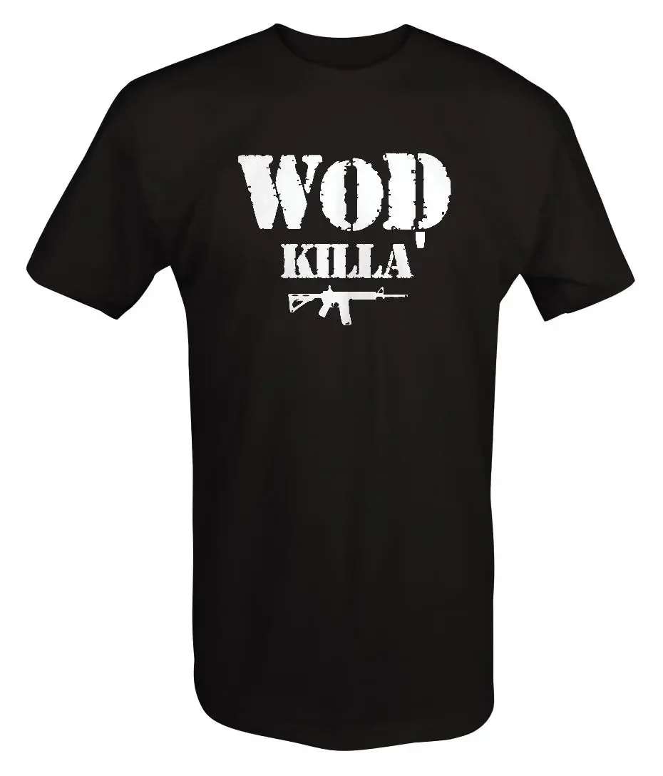 حار بيع 100 و القطن وود كيلا القاتل بندقية - تجريب المدرب تي شيرت الصيف نمط تي شيرت #1