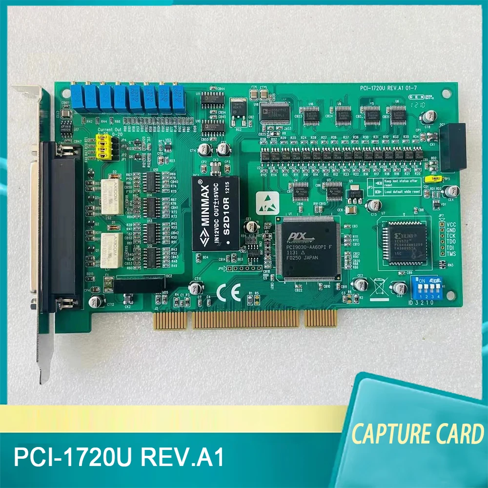 

PCI-1720U REV.A1 4-Channel Isolated Analog Output Card For Advantech Capture Card High Quality Fast Ship