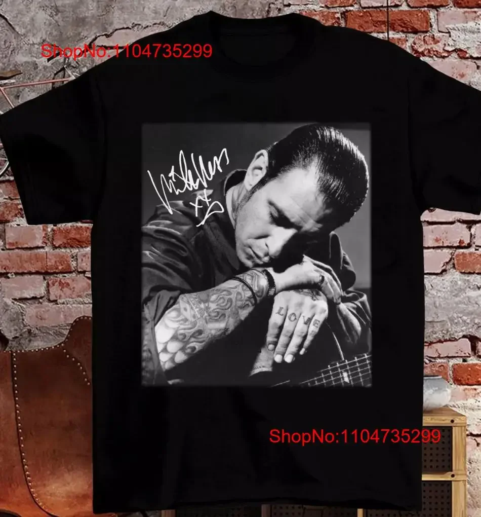 Raro Mike Ness assinado distorção social preto todos os tamanhos camiseta vintage lavado gráfico versátil respirável