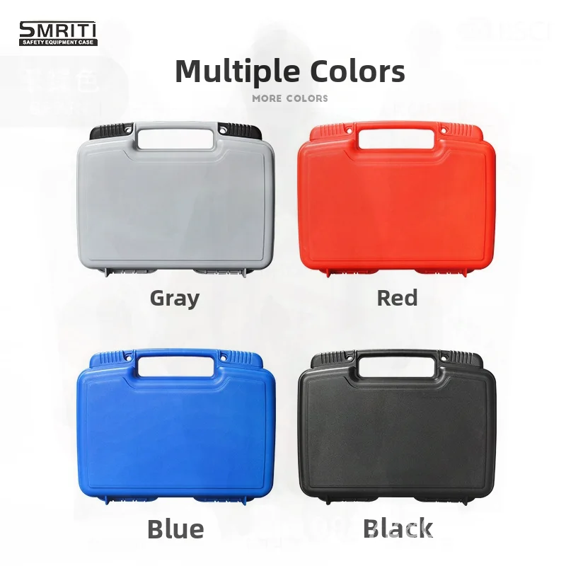 صندوق تخزين الأدوات البلاستيكية المحمولة، صندوق معدات الحماية الآمنة، صندوق أمان لعرض الأدوات والمعدات #4