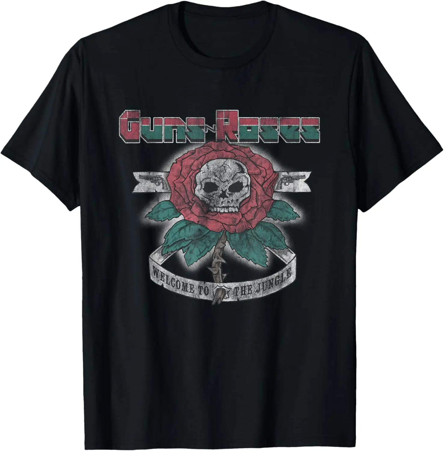

Guns N' Roses Official 1987 Welcome To The Jungle T-Shirt