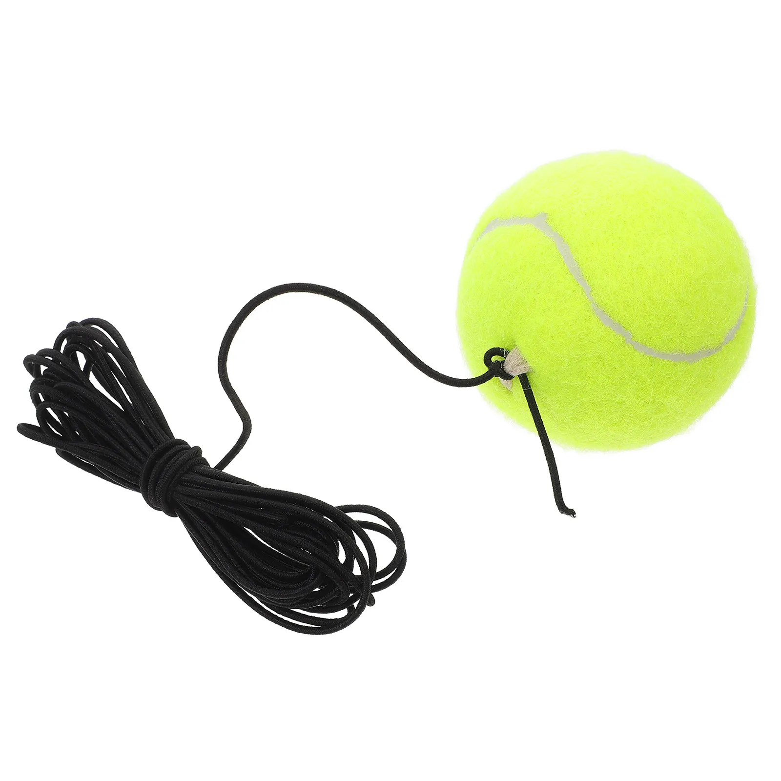 Single Tennis Ball Plastic Wall Mount Tennis Training Equipment Practice Trainer Self Training Rope Portable Beginner