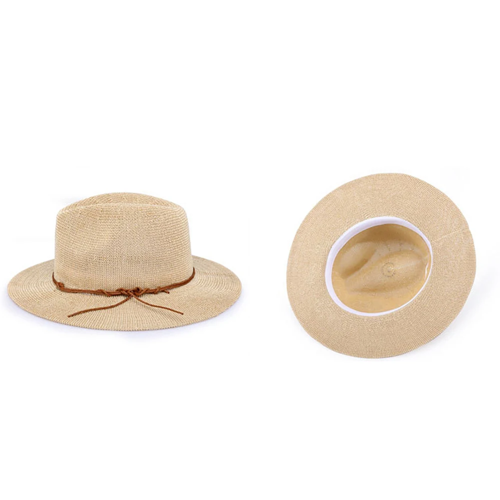 قبعات شمس بحافة واسعة قابلة للطي للرجال والنساء ، قبعة شاطئ بنما ، حماية من أشعة فوق البنفسجية ، أنيقة ، بيع بالجملة ، 50 زائد ، الصيف