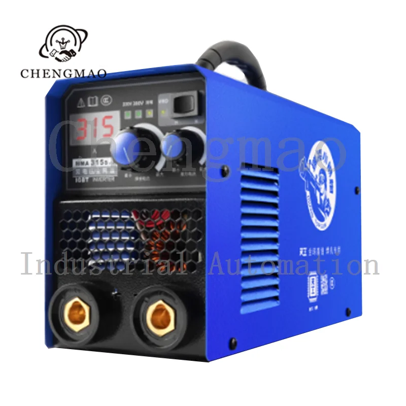 ماكينة لحام كهربائي جديدة من RILAND MMA400S 250 315 عاكس نحاس نقي 6 9 12 متر 220 فولت 380 فولت جهد مزدوج من الدرجة الصناعية