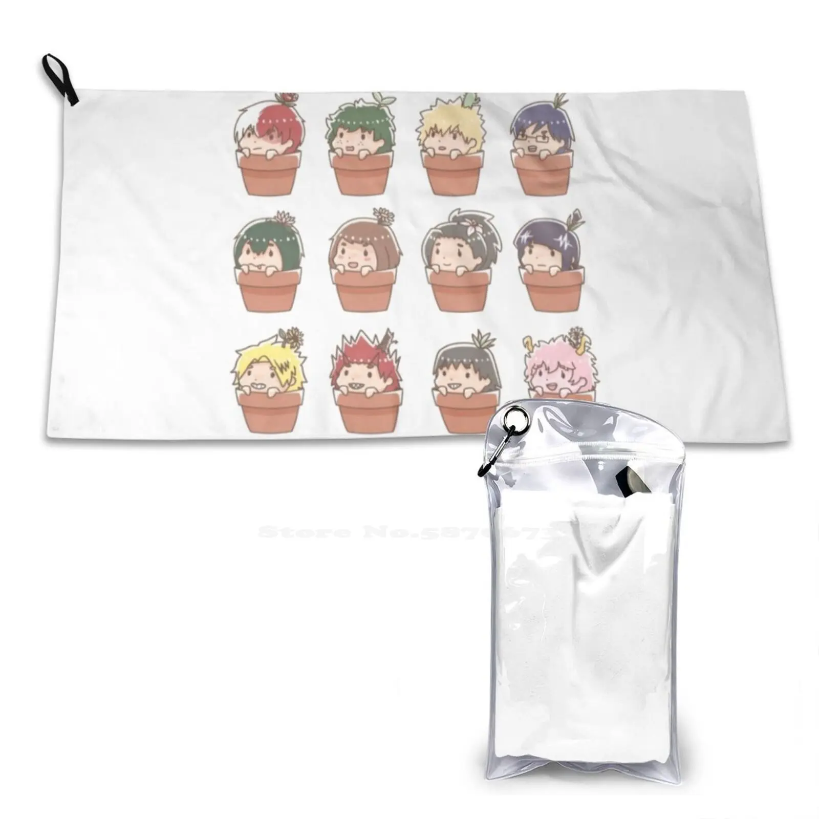 My Garden Academia!! Soft Towel Quick Dry Beach Towel Bnha Boku No Hero Academia Mha Midoriya Izuku Izuku Midoriya Deku Bakugo