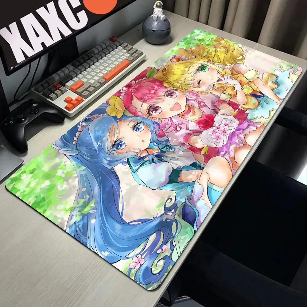 

Healin Good Pretty Cure Mousepad INS Tide Large Cartoon Anime Gaming Mouse Pad Keyboard Mouse Mats Desk Mat Accessories