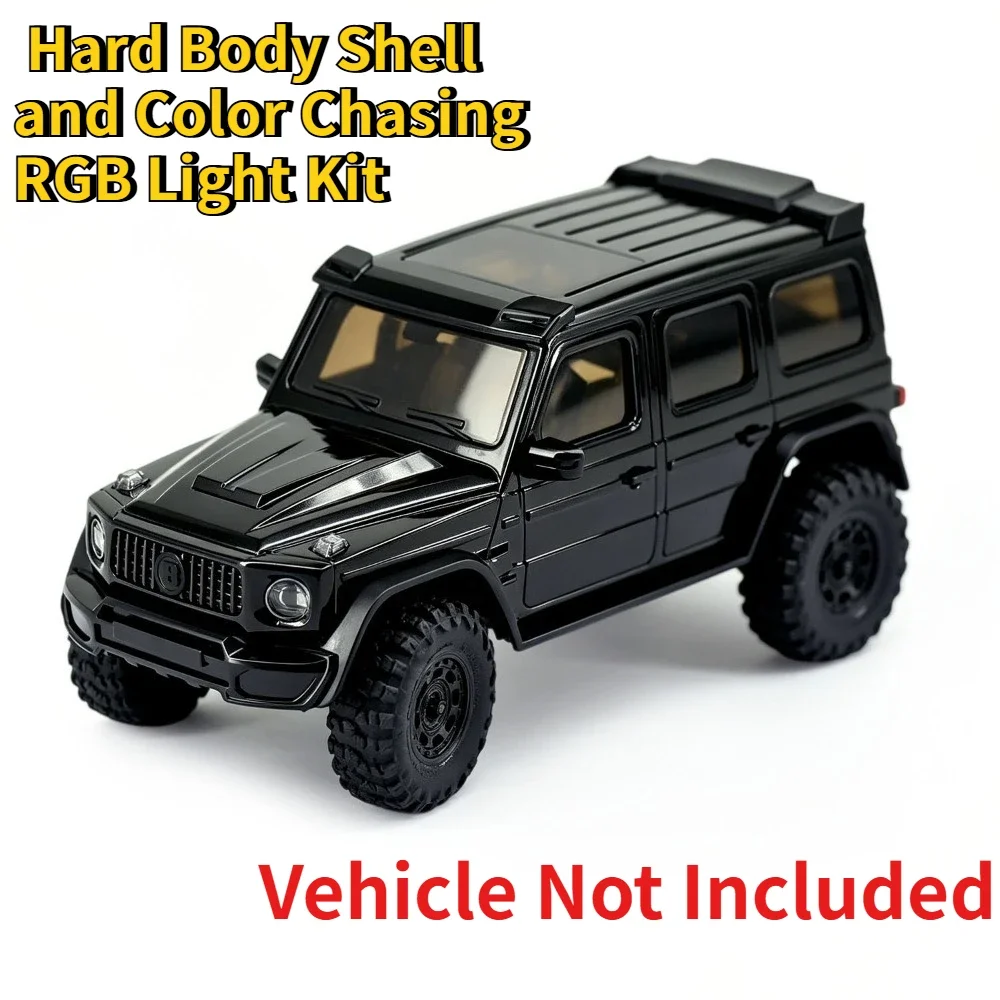 Color Chasing RGB Light Hard Body Shell Kit For Axial SCX30 1/30 Scale RC Crawler Offroad Replacement Parts Vehicle Not Included