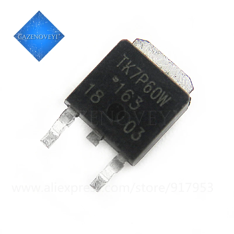 

10pcs/lot TK7P60W TK7P60 7P60W 7P60 TO-252 600V 7A new original In Stock