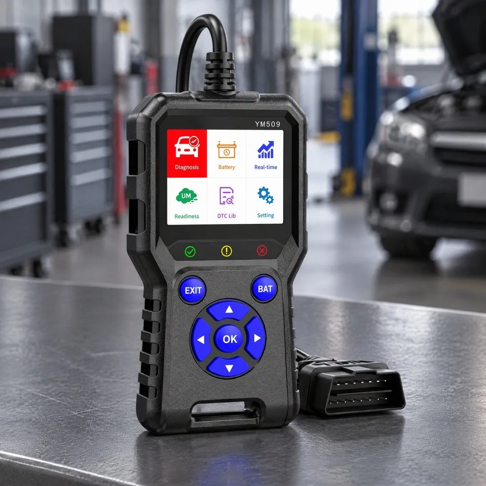 2.8 Inch For OBD2 Scanner for Car Diagnostic Tool Reading Check Engine Light Freeze Frame I/M Readiness Emission Test