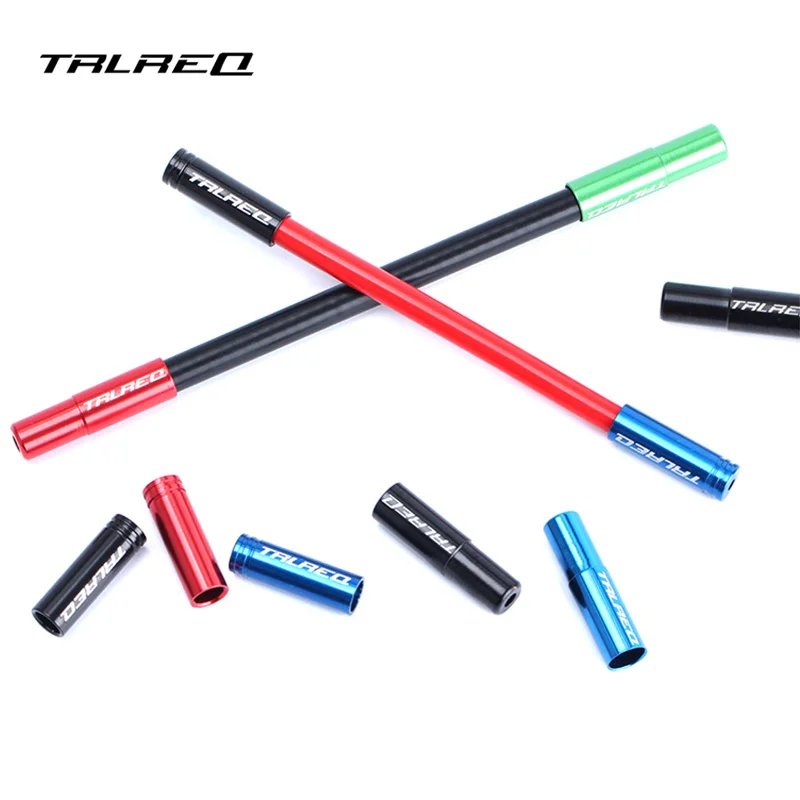 10pcs 4mm 5mm Aluminium MTB Road Bike Brake Cable Cap Colorful Shift Cable Bicycle Derailleur Shifter Cable End Tip Caps