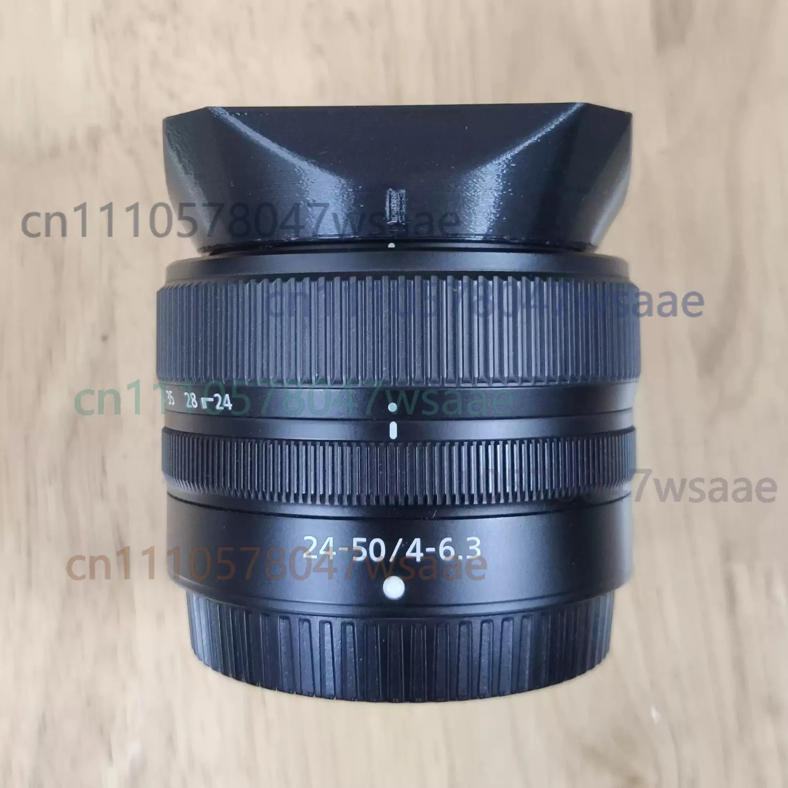 For Nikon NIKKOR Z 24-50mm 1:4-6.3 lens square hood