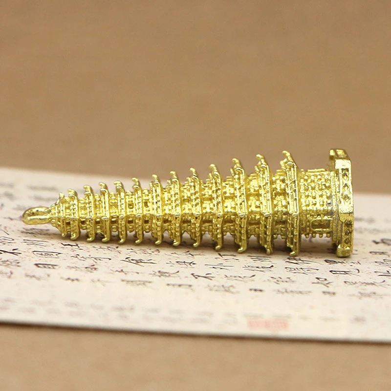 Wenchang Pagoda Handicrafts Decoration Home Decoration Key Chain Pendant