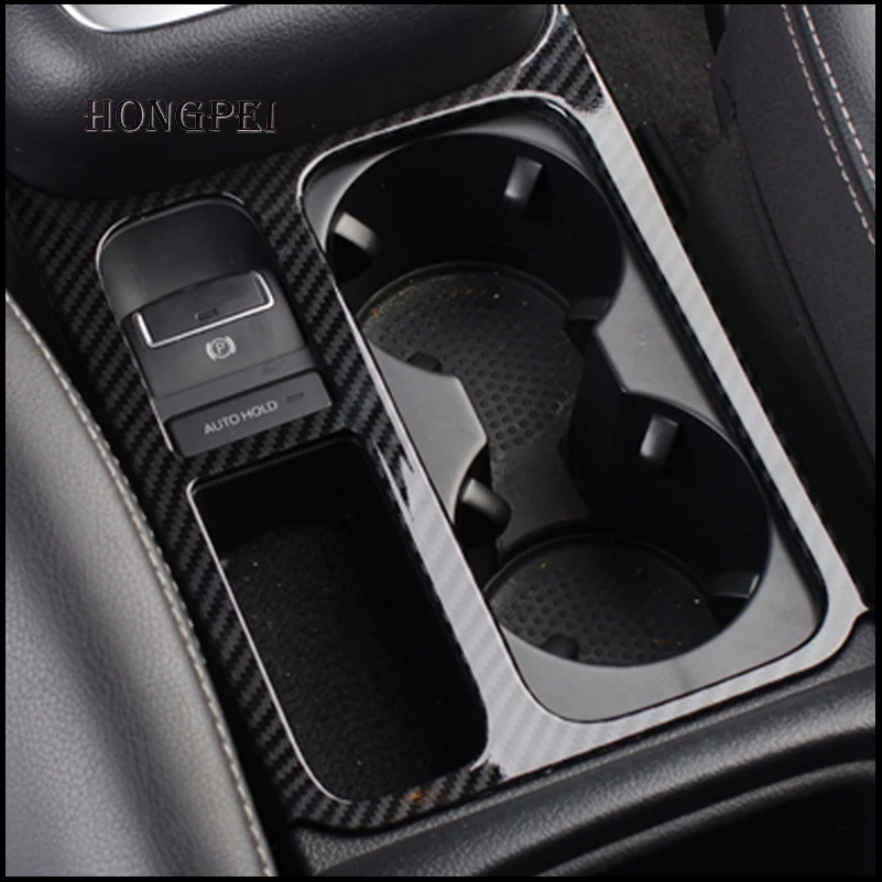 

Стайлинг автомобиля, внутренняя панель переключения передач, украшение для чашки воды, наклейка, отделка для VW Tiguan 2010-2015, автозапчасти