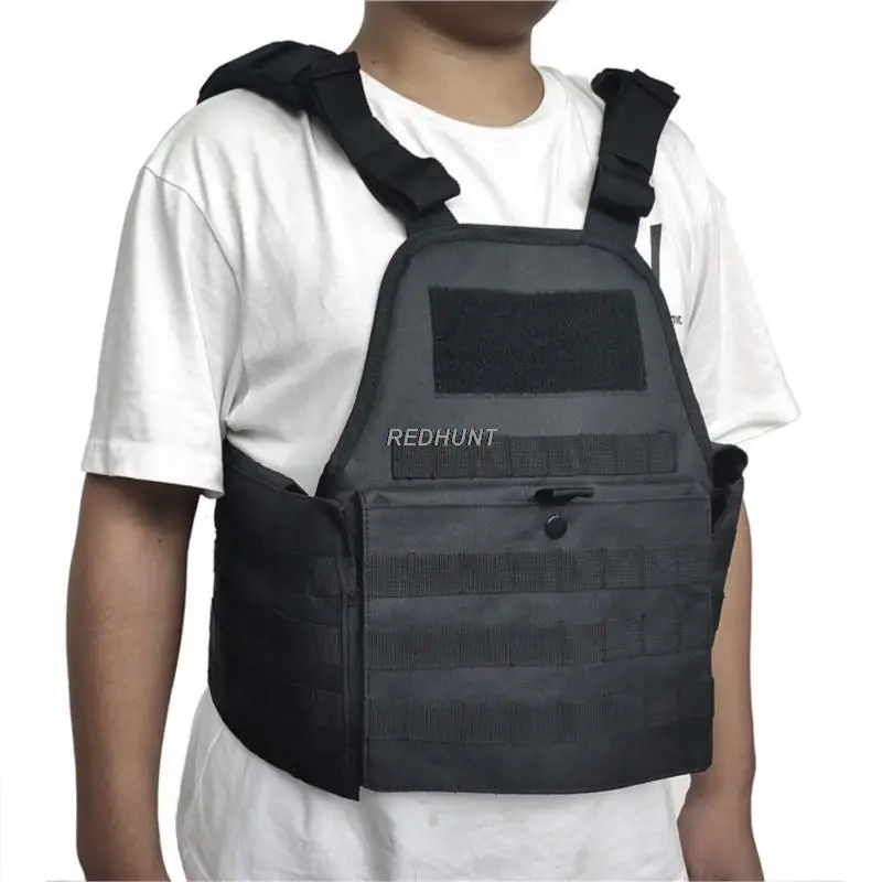 Tactical Duty Vest Law Enforcement Modular Combat Training Hunting Adjustable Breathable Mesh Liner MOLLE Vest