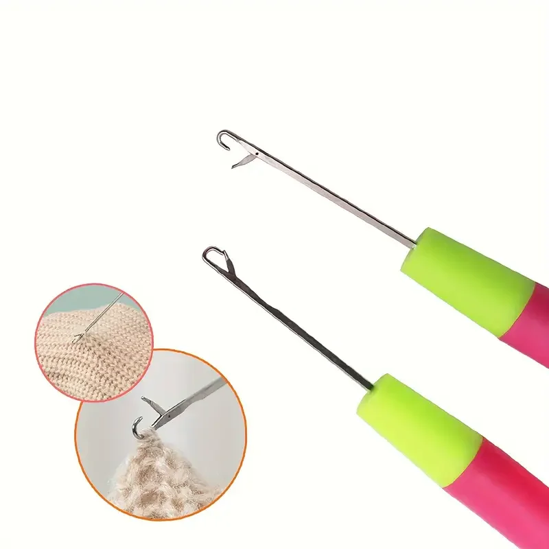 Crochet Hook Plastic Crochet Hook Needle For Hair Weaving Hook Needles 2/6/10 Pc Dreadlock Knit Hair Weaving Crochet Needle Hook