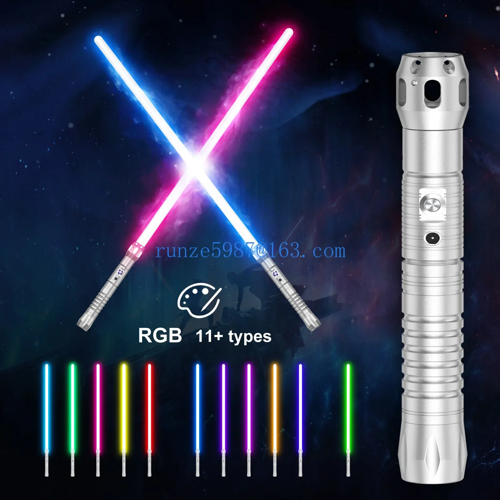 Hot Sale Metal Exciting Light Sword Best-Seller on Douyin Light Sword Stall Luminous Toys Light Stick