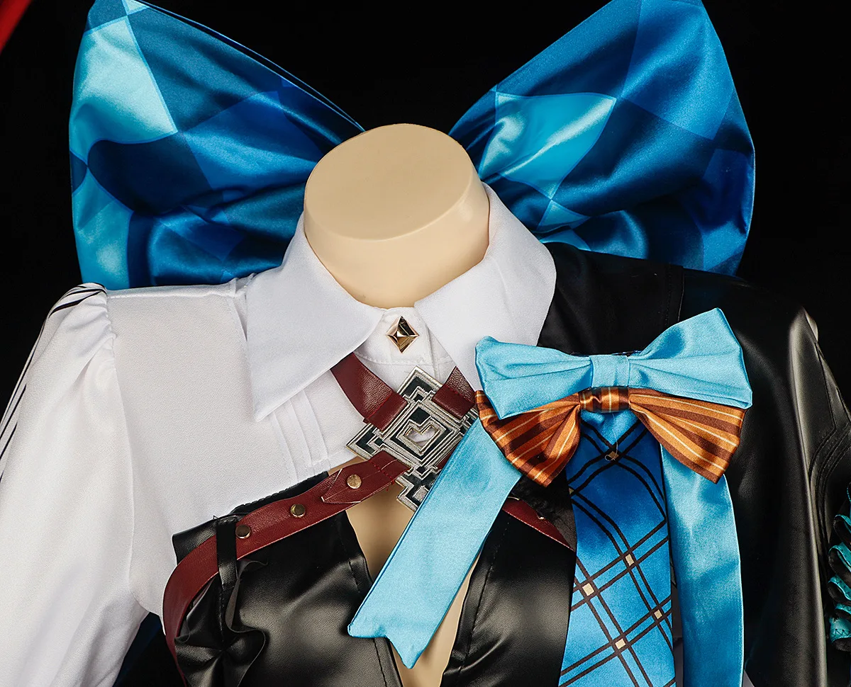 [Wetrose]Lynette Genshin Impact cosplay costumes Poker لينيت جينشين تأثير تأثيري حلي ، القط فتاة مجموعة كاملة شعر مستعار ، شعر مستعار هالوين ، في الأوراق المالية