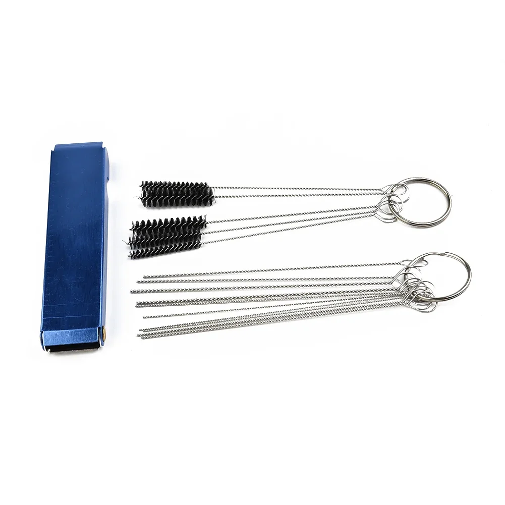 Brush Tool Carburetor Cleaning Cleaning Brush Tool Cleaning Needle Stainless Steel Tool Jet Kit Motorcycle ATVs High Quality