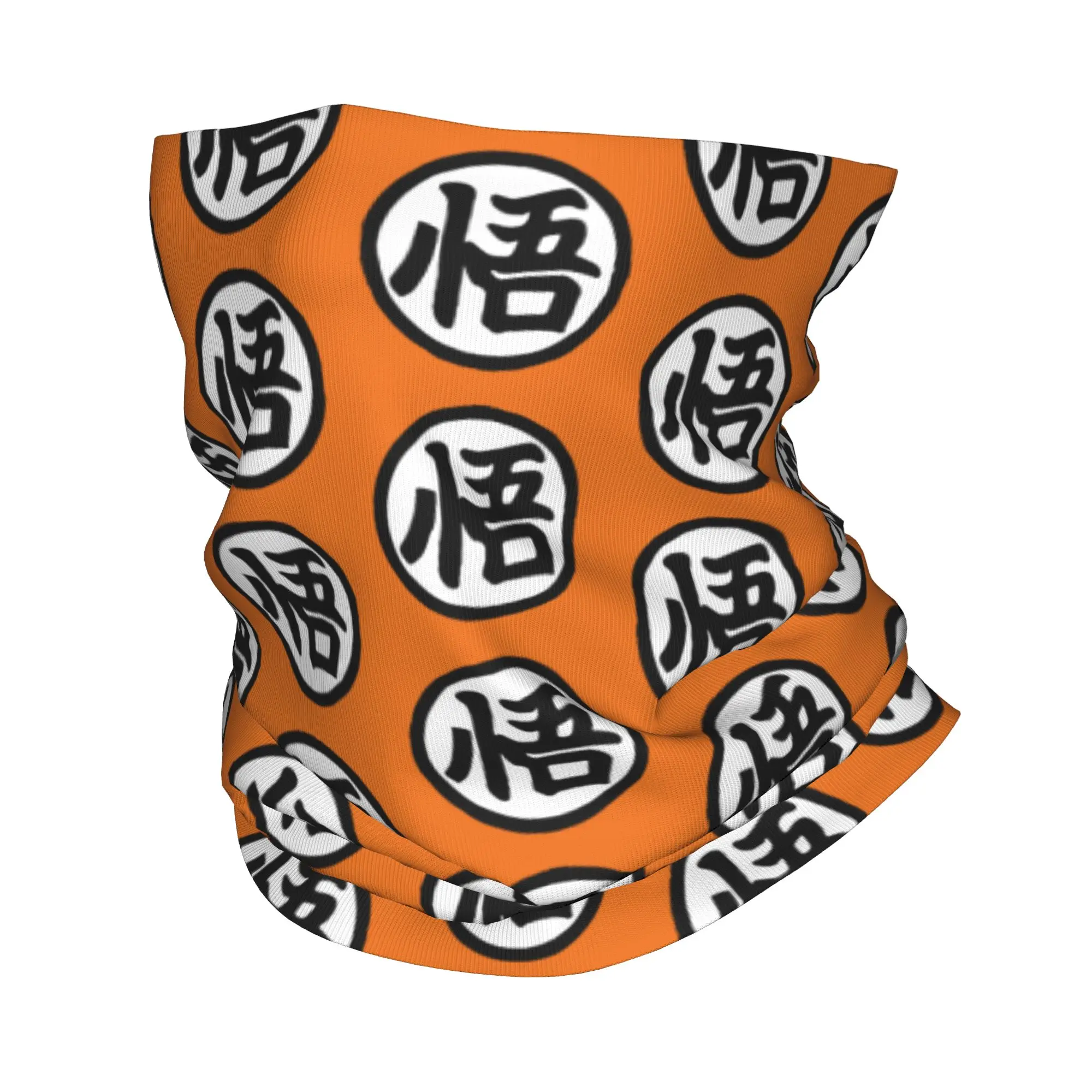 

Goku Kanji Bandana Neck Gaiter Printed Master Roshi Kame Sennin Dragon Ball Mask Scarf Warm Headband Hiking Unisex Adult Winter
