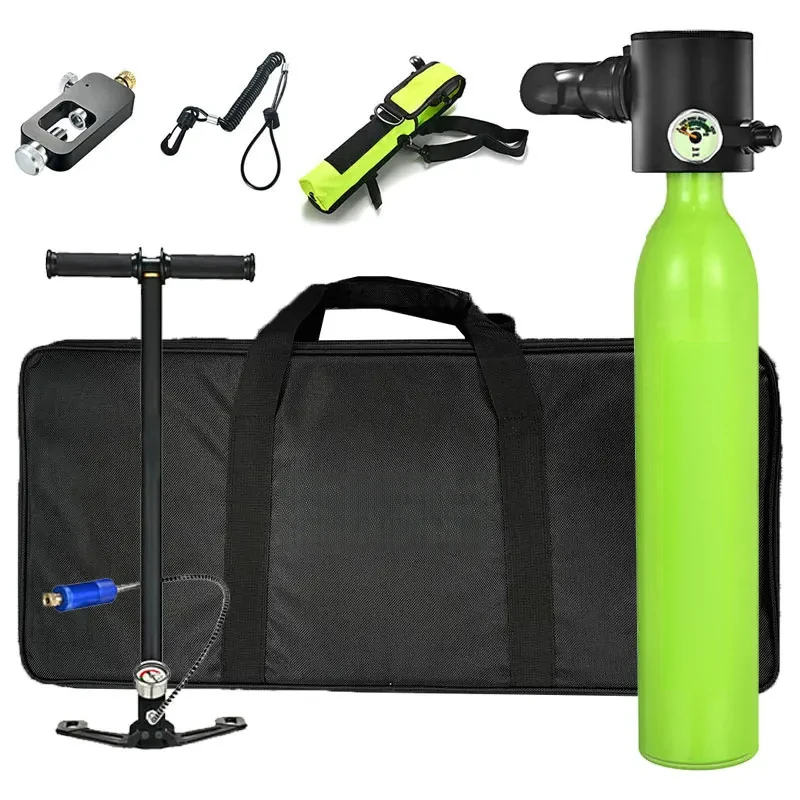 Pulmão portátil cilindro oxigênio respiração, 0.5L engrenagem acessórios, novo no aparelho, 2024