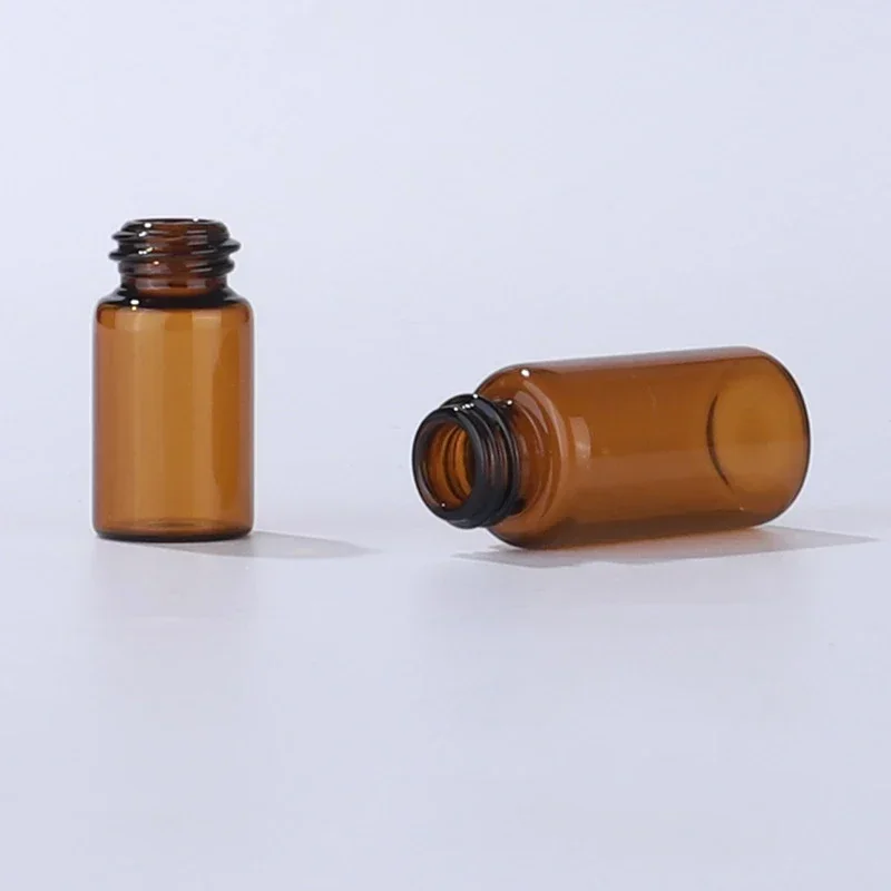 50 Stuks 1/2/3/5Ml Glazen Druppelaar Fles Reizen Glazen Flesjes Cosmetische Monster Container Voor Etherische Oliën, Parfum Met Glazen Druppelaar