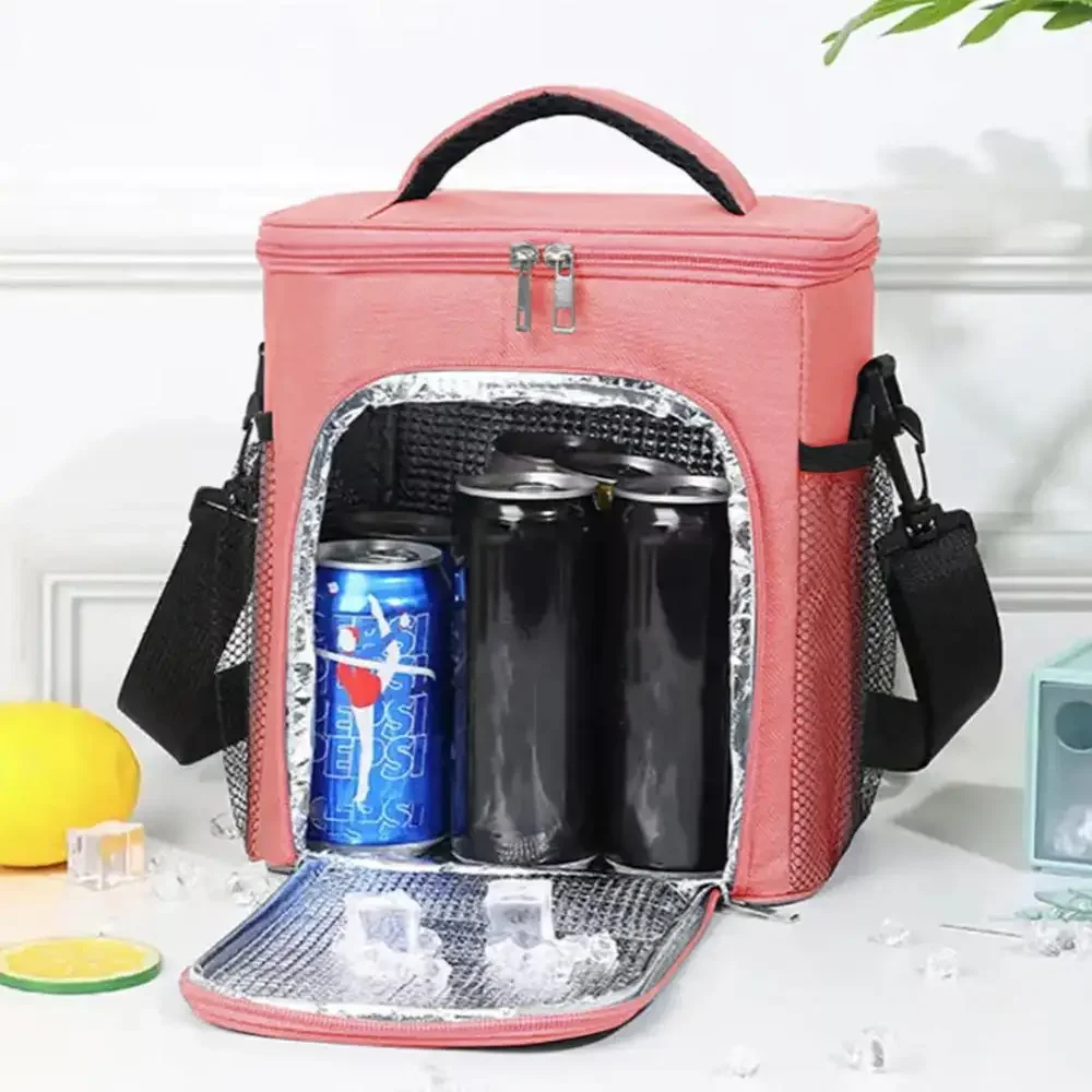 Outdoor Storage Case New Thermal Bags Crossbody Lunch Bag Portable Organizer Boxes Camping and Picnic Storage Box XX Pattern