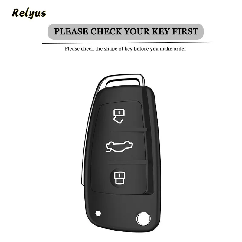 Soft TPU Car Key Case Cover Protector Shell for Chery Arrizo 7 E3 E5 A3 A5 Tiggo 3 5 Fulwin 2 Eastar Keyless Key Bag Accessories