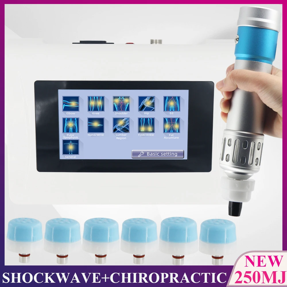 

Shockwave Chiropractic Tools For ED Treatment Waist Pain Relief Body Relax Muscle Shock Wave Therapy Machine 250MJ Massager 2024