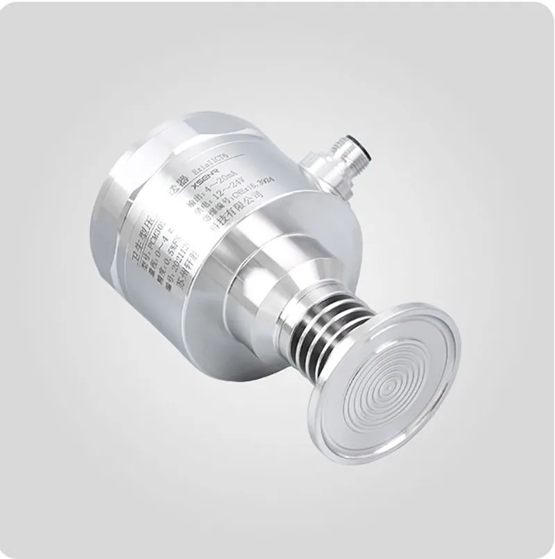 

Sanitary fast-loading pressure transmitter high-temperature Digital Display flat film Mud anti-blocking diaphragm clamp sensor