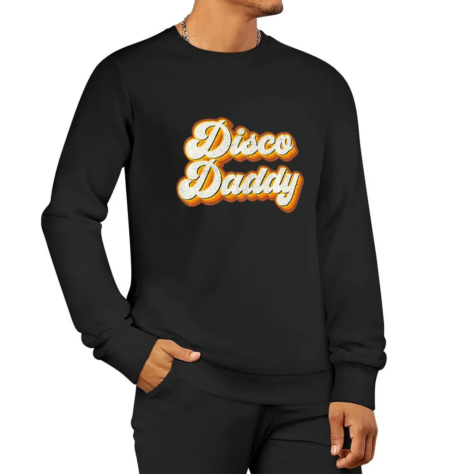 

Disco Daddy Retro Matching 60's 70s Party Costume Dad Pullover Hoodie tracksuits sweatshirts men