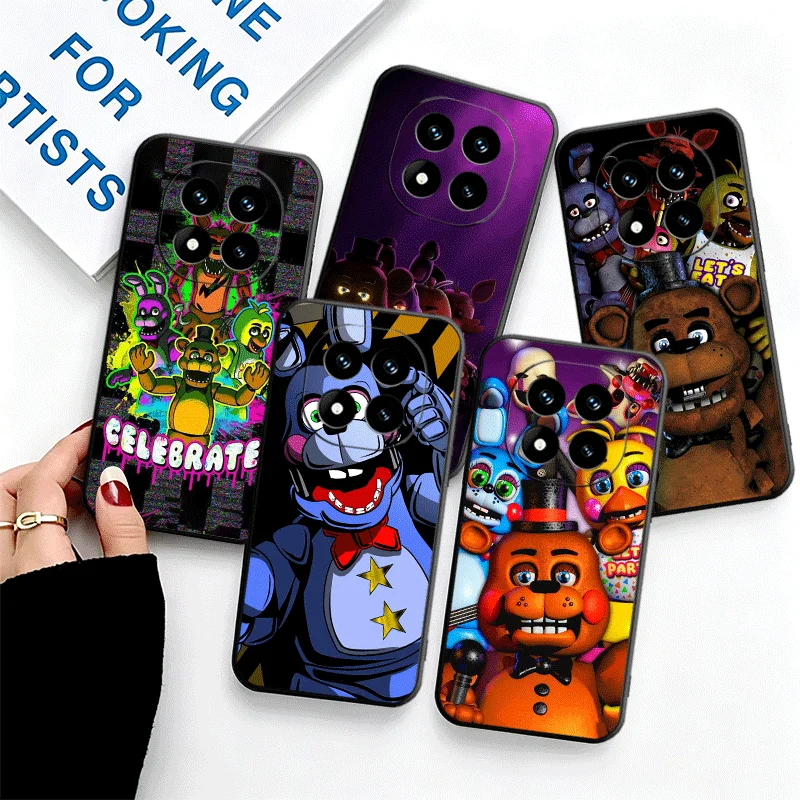 Чехол для телефона Five N-Nights At F-Freddys для Xiaomi Redmi Note 13 14 15 Pro Plus 12S 11S 4G 11T 5G 10S 11E, индивидуальный дизайн