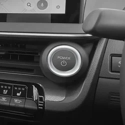 Car Engine Ignition Start Stop Button Switch Ring Cover Sticker for Toyota Prius 60 Interior Accessories 2023 2024