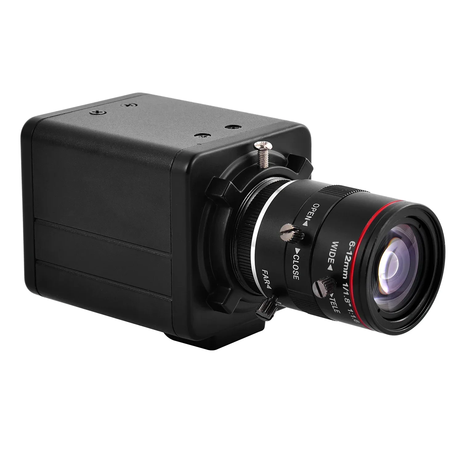 

Uvusee CCTV 2K 4MP POE Netwok IP-камера безопасности Box Bullet камера с промышленной 1/1,8 "6-12 мм F1.6 объективом камера наблюдения