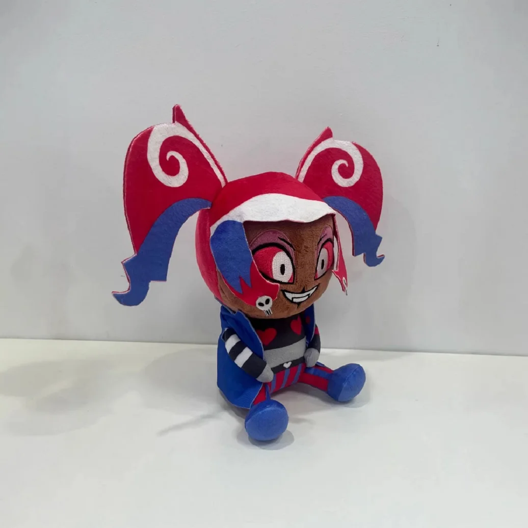NEW 25cm Hazbin Hotel Anime Niffty Figure Sitting Plushies Cute Stuffed Dolls Collectibles Cartoon Peripherials Toys Kids Gifts