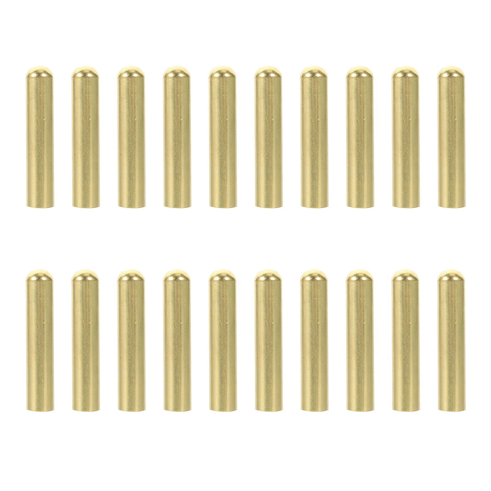 20 Pcs Athletic Shoes Metal Button Lace Tips DIY Shoestring Buckle Head Accessories for Shoelace Golden Durable Show