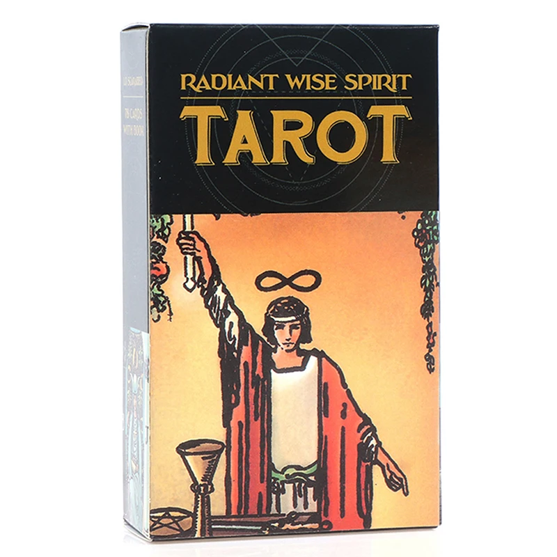 Radiant Wise Spirit Tarot Cards A 78 Rider Deck Oracle English Visions Divination Edition Borad Playing Games