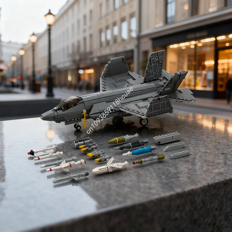 1674 قطعة MOC Lockheed مارتن F C الناقل البديل نموذج اللبنات هدية الكريسماس العمارة لتقوم بها بنفسك لعبة الطوب الإبداعي للأطفال #1