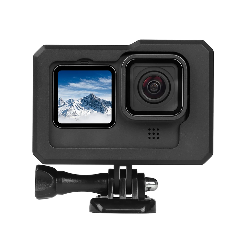 Aluminium Alloy Frame Case GoPro 9 10 Black Housing Metal Protective Cover Cold Shoe Mount - GoPro 10 9 Accessories