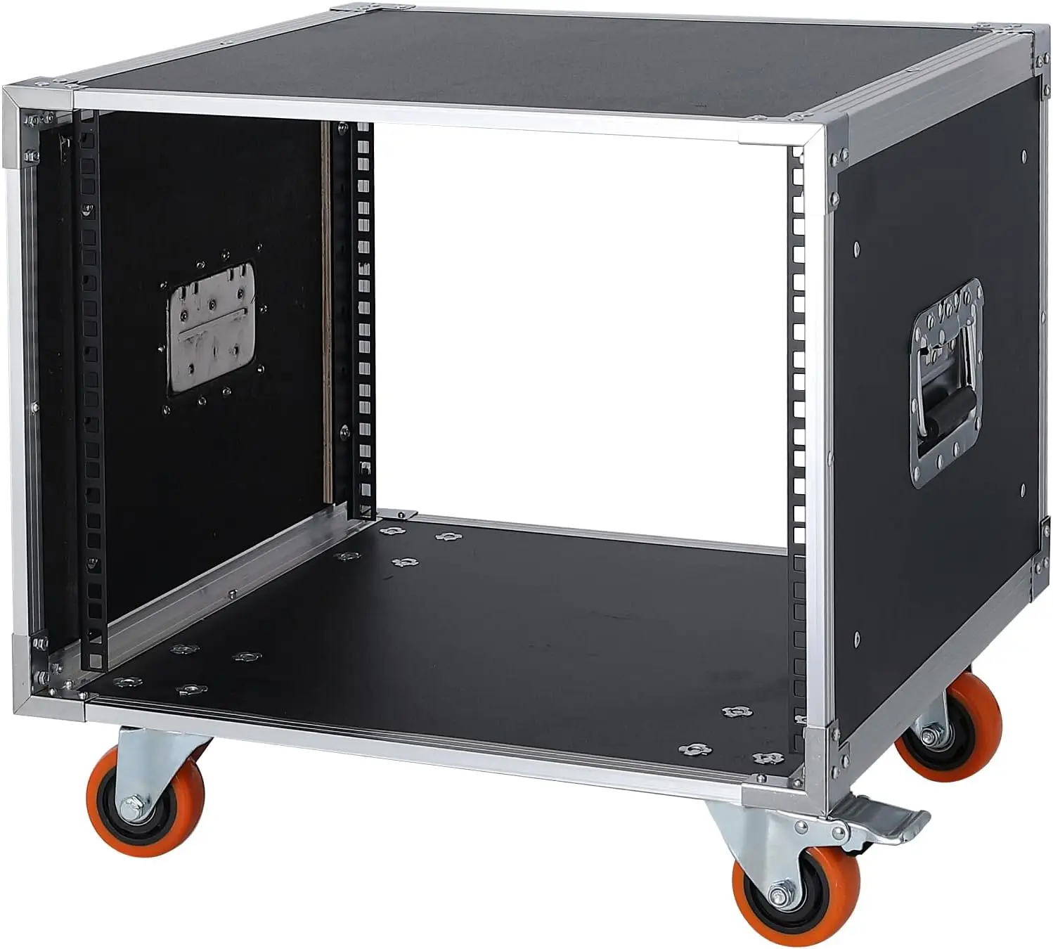 AV Gear Rack 8U Home Audio & Video Stage Stereo Equipment Storage Cabinet Stand On Wheels - 8U 19in Server IT Network Data Devic