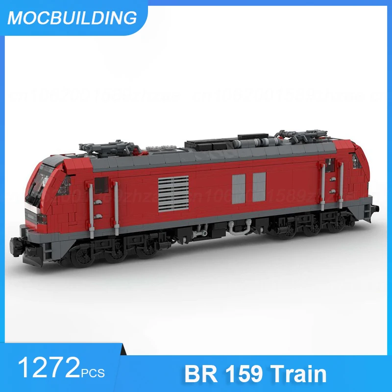 MOC Building Blocks BR 159 - Eurodual DB Cargo Version Train Model DIY Assembled Bricks Educational Creative Toys Gifts 1272PCS