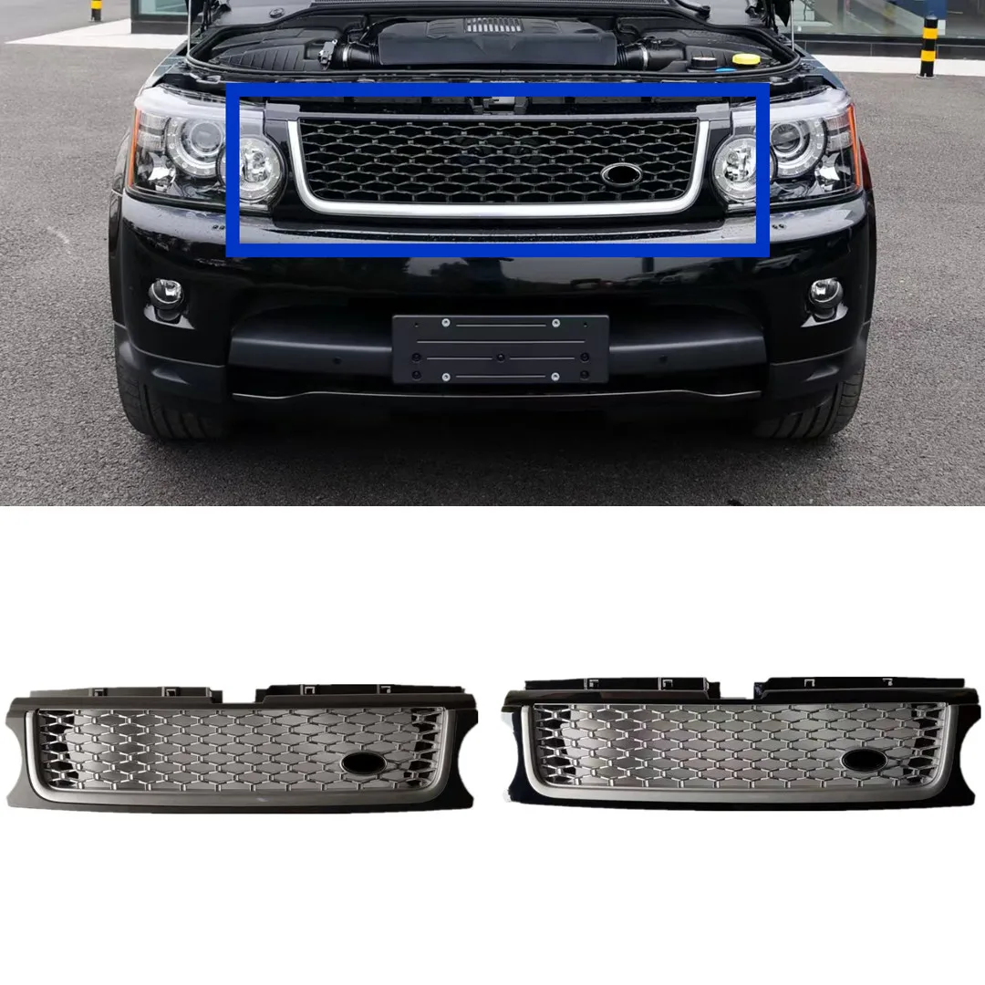 Suitable for Range Rover 10-13 Sport Modified Front Bar Middle Grid Intake Grid Ventilation Grid Auto Parts