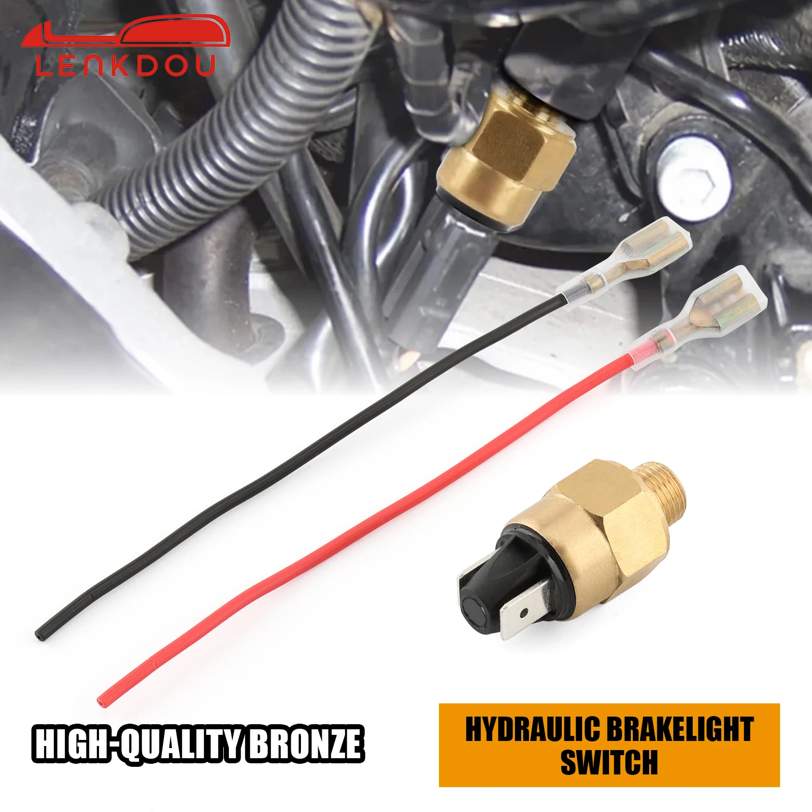 

Motorcycle Hydraulic Brake Light Switch Cable For Harley Touring Street Glide Dyna Low Rider Softail Fat Boy Sportster 1971-2007