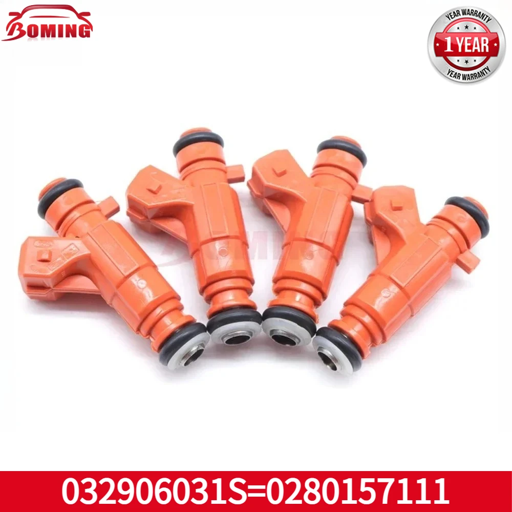 0280157111 032906031S Inyectores de Combustible para Automóviles Compatibles con Volkswagen Gol Voyage 1.0L 8V 2007-2014