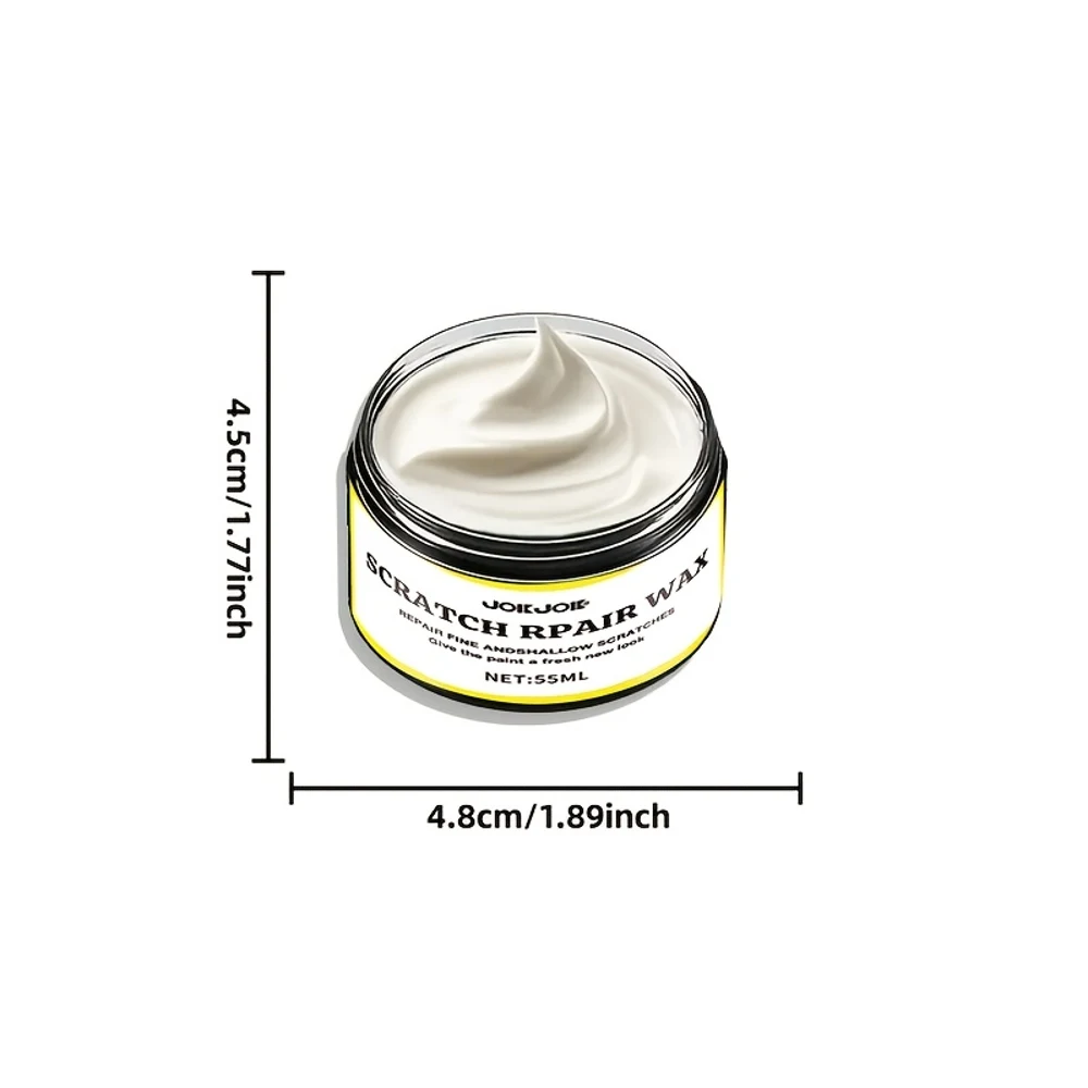 JOKJOK Upgraded Car Scratch Repair Wax - Fast-Acting Scratch Remover & Polish, No Buffing Needed, Restores Shine to Paint, Plast