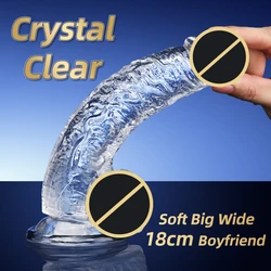 Realistic Dildo With Suction Cup Huge Jelly Dildos Sex Toys for Woman Men Fake Dick Big Penis Anal Butt Plug Erotic