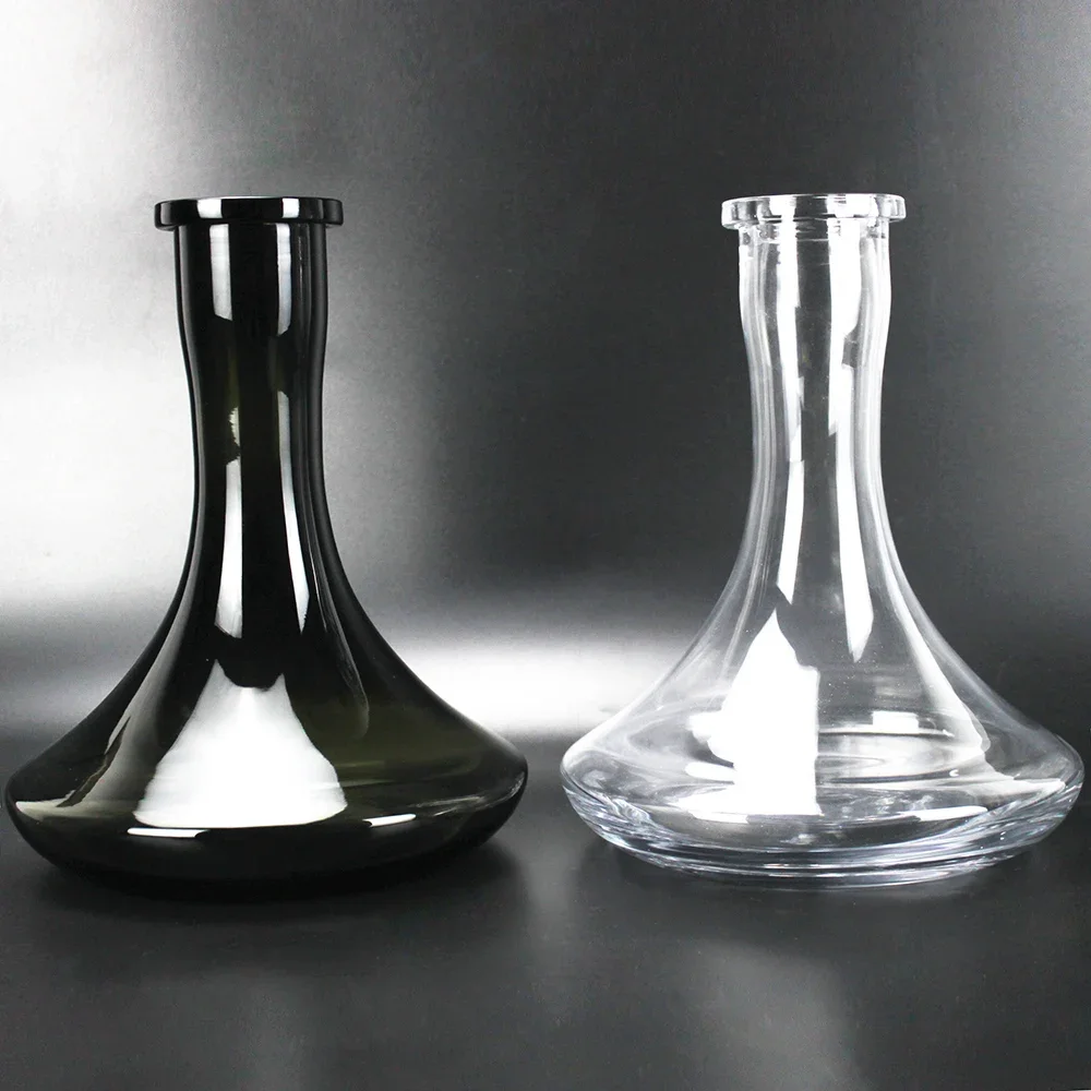 2020 Hookah Shisha Universal Glass Base For Alpaha S & Model X & MattPear Simple Nargile Narguile Chicha Flask Accessories