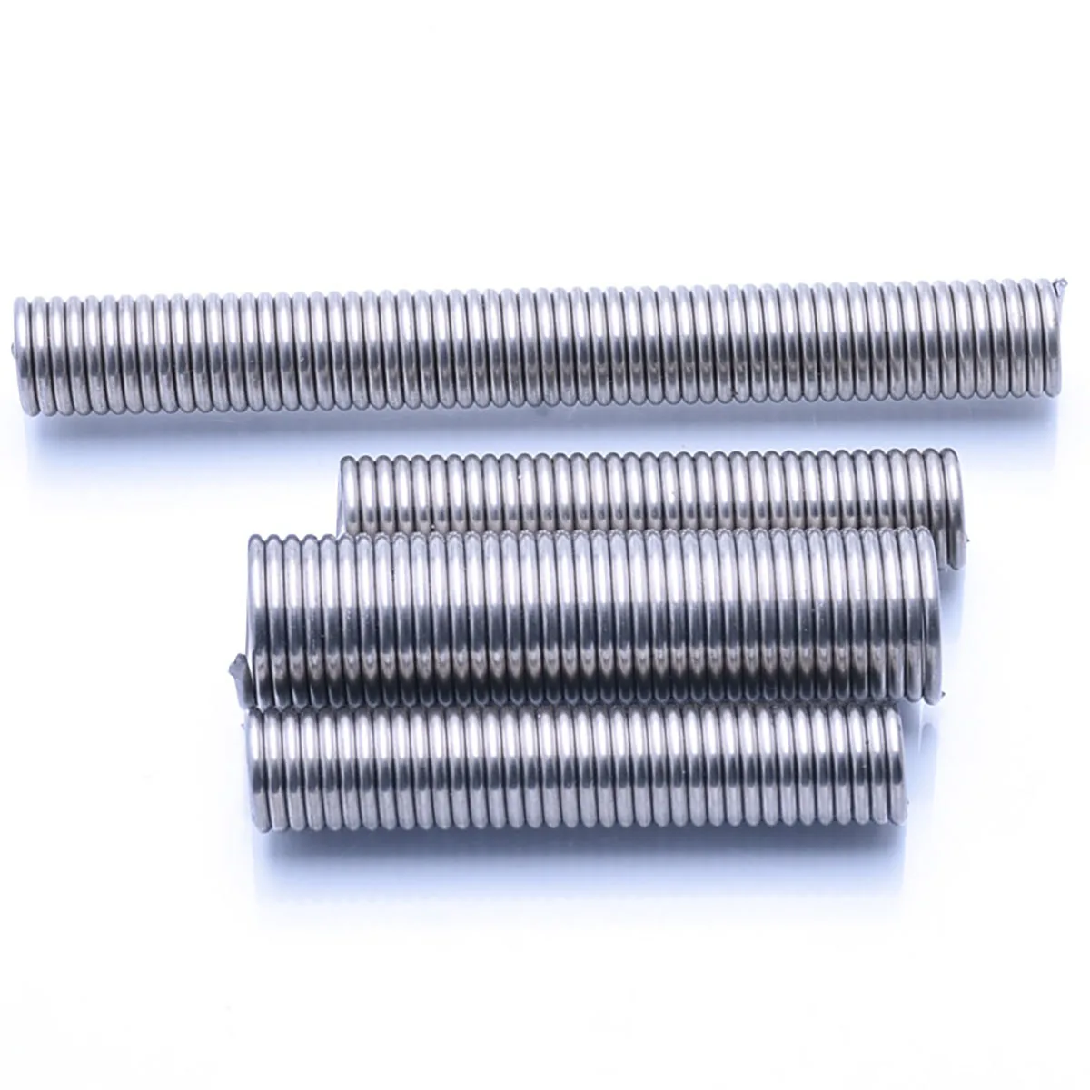 304 Stainless Steel Spring Without Hooks  Wire Diameter 1.5mm Outer Diameter 10/12/15mm  Length 30-200mm Support Customization