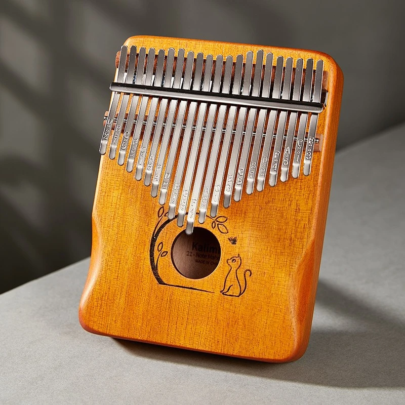 Mahogany Kalimba Adults Children Professional Thumb Piano Portable Beginners Finger Piano Mini Klimba Gift Keyboard Instrument